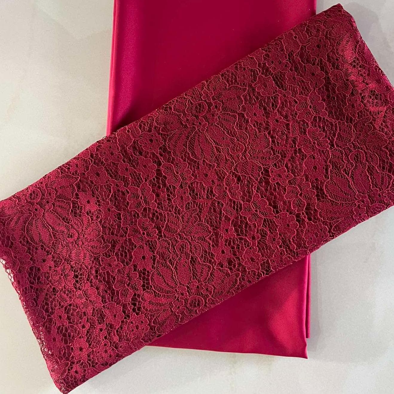 Set Jimat 4 Meter Lining + 2 Meter Lace